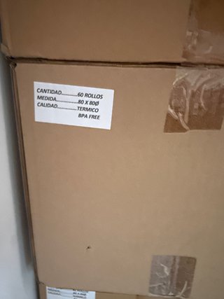 Rollo térmico para caja registradora  80x80