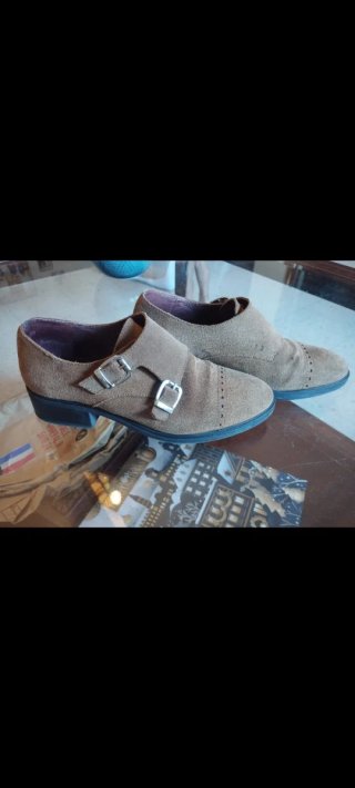 Zapatos Doble Hebilla Nuria Cobo T.36
