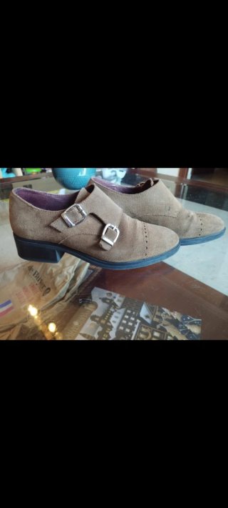 Zapatos Doble Hebilla Nuria Cobo T.36