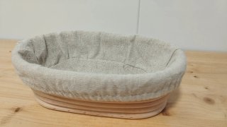 Cesto Banneton Ovalado Madera