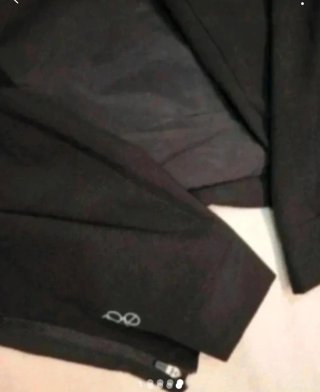 Pantalón de correr mujer negro