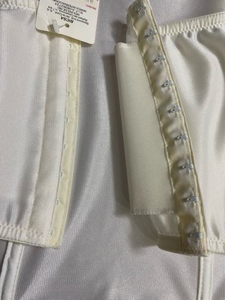 Bustier blanco sin tirantes