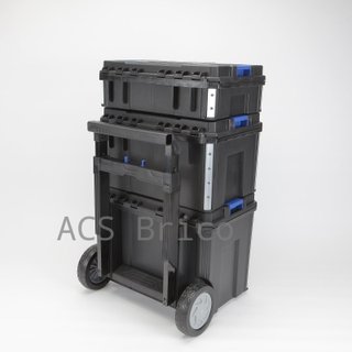 Conjunto Modular 3 Cajas Herramientas Alyco 129620