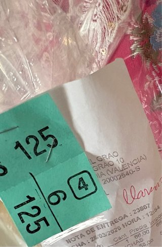 Traje de Fallera Niña Completo (7-8-9 años)