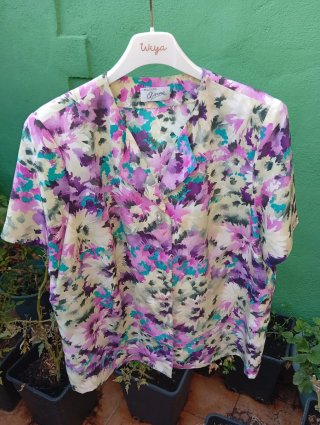 Blusa Creations Ana Multicolor. Hecha por costurer