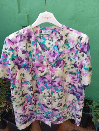 Blusa Creations Ana Multicolor. Hecha por costurer