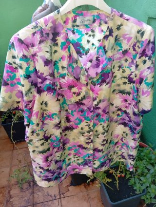 Blusa Creations Ana Multicolor. Hecha por costurer