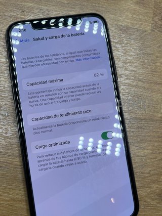 iPhone X con 256 GB