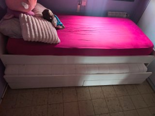 Cama Nido Individual Blanca