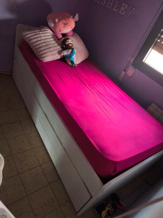 Cama Nido Individual Blanca
