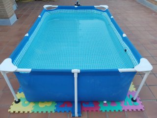 Pack completo: Piscina Intex 2.60m + Filtro Arena