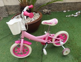 Bicicleta Infantil Barbie Rosa
