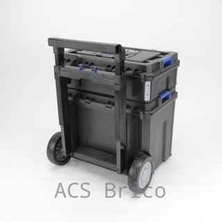 Conjunto Modular 2 Cajas Herramientas Alyco 129625