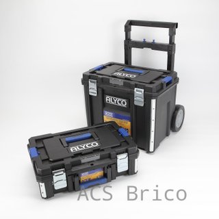Conjunto Modular 2 Cajas Herramientas Alyco 129625