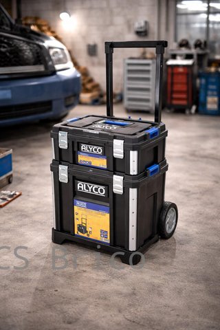 Conjunto Modular 2 Cajas Herramientas Alyco 129625