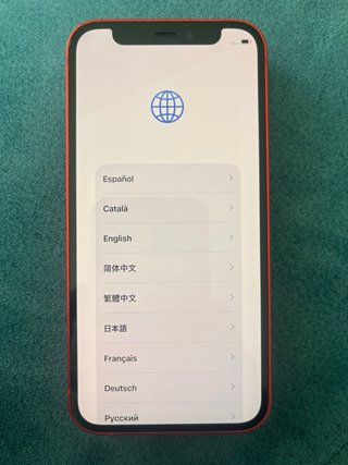 iPhone 12 mini rojo