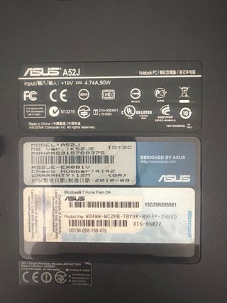 Portátil ASUS Negro