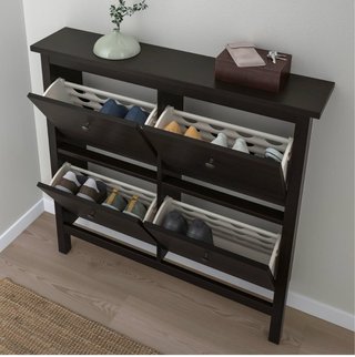 Zapatero IKEA HEMNES 4 compartimentos