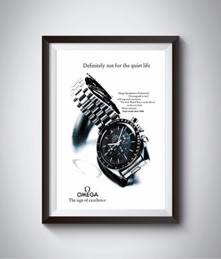 Póster Omega Speedmaster Moonwatch