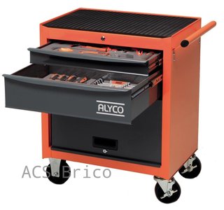 Carro Herramientas 3 Cajones 70 Herramientas Alyco 170873