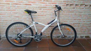 Bicicleta 26 Btwin Blanca