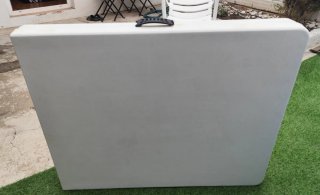 Mesa Plegable Resina 180cm Tipo Maleta