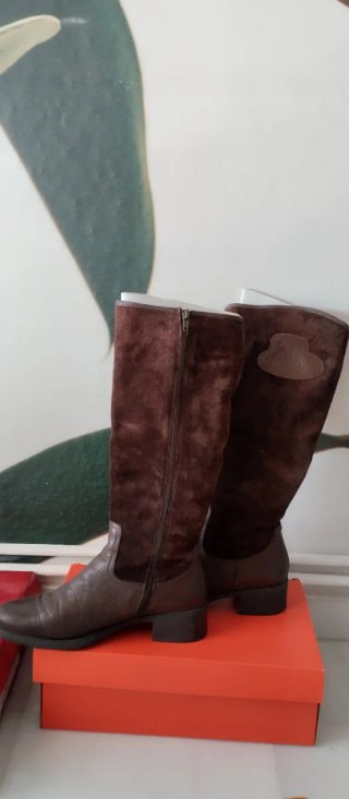 Botas altas piel mujer Talla 37
