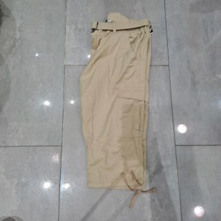 Pantalones pescador cargo beige