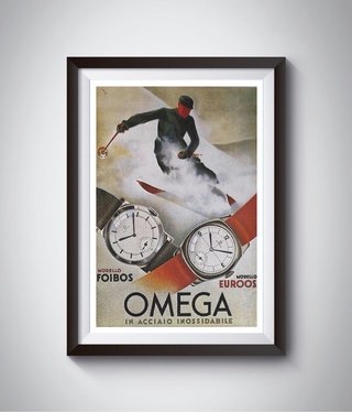 Póster Omega In Acciaio Inossidabile