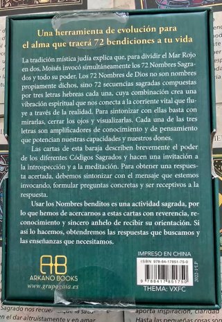 Los 72 Nombres de Dios - 72 Cartas + Guía