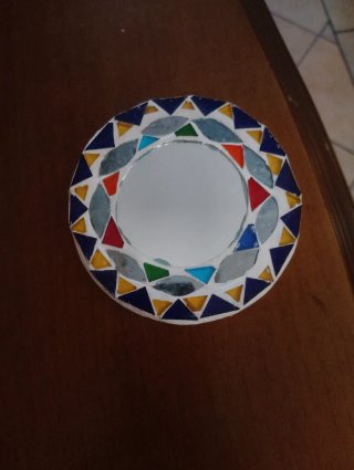 Specchietto decorativo mosaico
