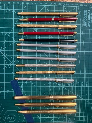 Set de 14 bolígrafos de lujo