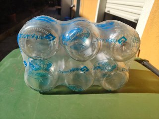 Set 6 Vasi Vetro Italyglass Fiocco 500ml Nuovi