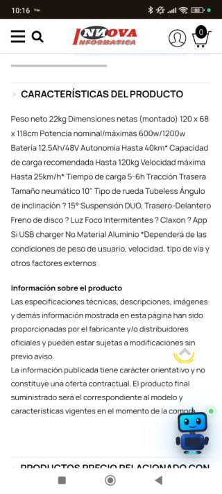 Patinete Eléctrico ZWheel Negro