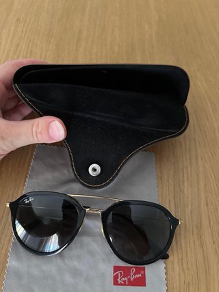Gafas de Sol Ray-Ban Negras y Doradas