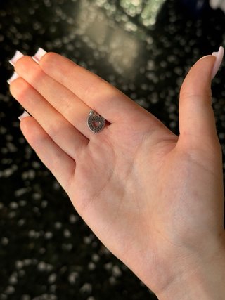 Colgante Corazón Plata con Circonitas