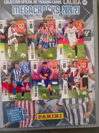 Lote 34 cromos Megacracks 2026-27