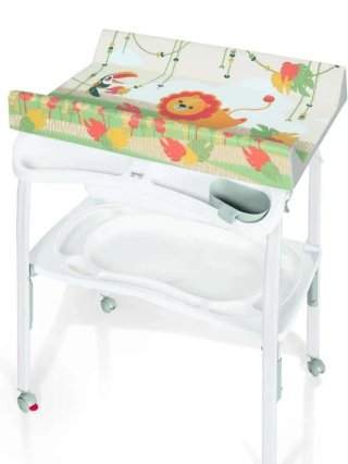Cambiador bañera bebé con estampado jungla