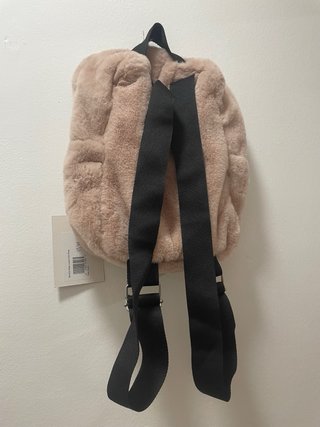 Mochila peluche rosa palo Keep