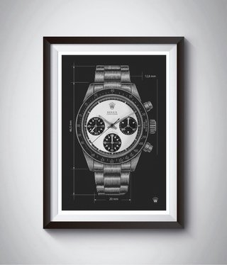Poster Decorazione Casa Orologio Rolex Daytona