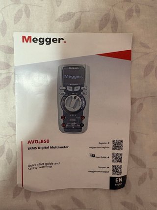 Multímetro Digital Megger AVO.850