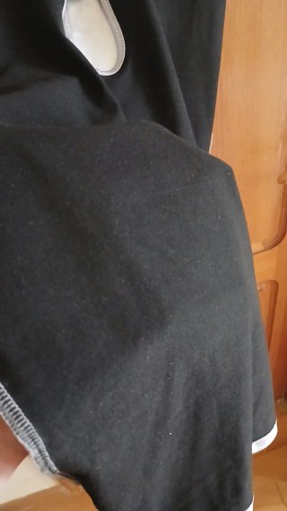 Vestido plateado escotado talla L