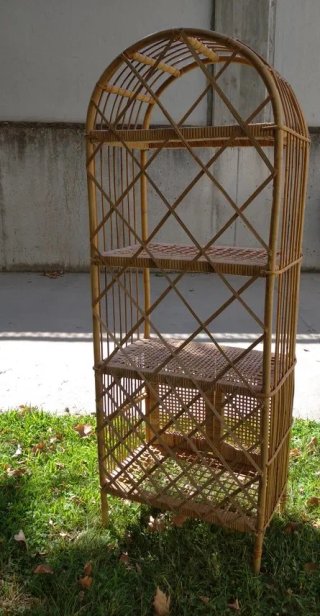 Conjunto Estanterías Mimbre