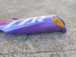 Tapa Izquierda ZZR 600 Morado/Rosa/Negro