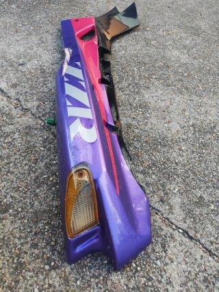 Tapa Izquierda ZZR 600 Morado/Rosa/Negro