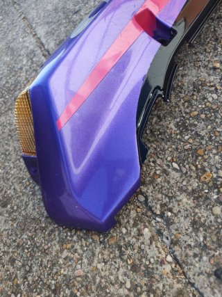 Tapa Izquierda ZZR 600 Morado/Rosa/Negro