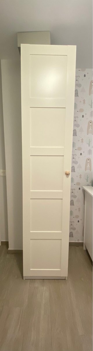 Armario PAX IKEA Blanco 50x58x236 cm.
