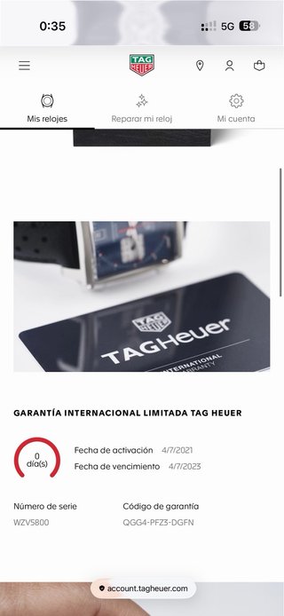 TAG Heuer Formula 1 Azul 43mm Caja y Tarjeta