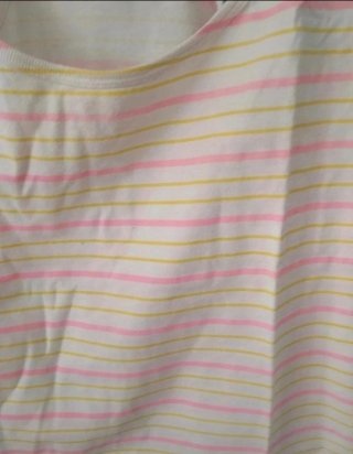 Camiseta nadadora rayas rosa y amarillo Killah M