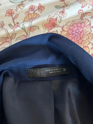 Zara Blazer Azul Marino Hombre Talla 50.